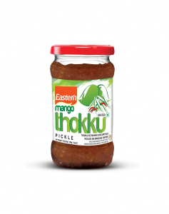 Mango Thokku Pickle with Garlic from Eastern