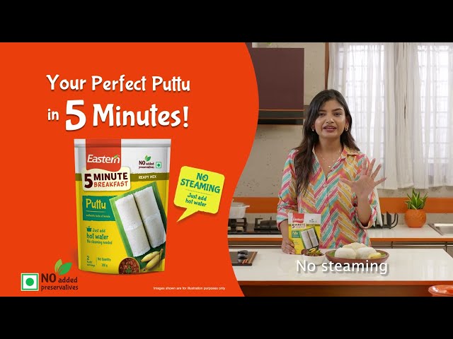 Eastern 5-Minute Breakfast | Perfect Puttu Morning in 5 Minutes! | Kerala’s Leading Brand