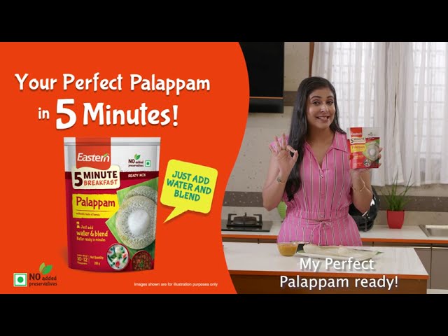 ഈസ്റ്റേൺ 5-മിനിറ്റ് ബ്രേക്ക്‌ഫാസ്റ്റ് | പെർഫെക്റ്റ് പാലപ്പം 5 മിനിറ്റിൽ!