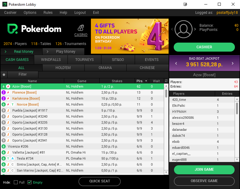 Основной сайт Pokerdom Игорное заведение Welcome Perk Играйте в живую рулетку онлайн